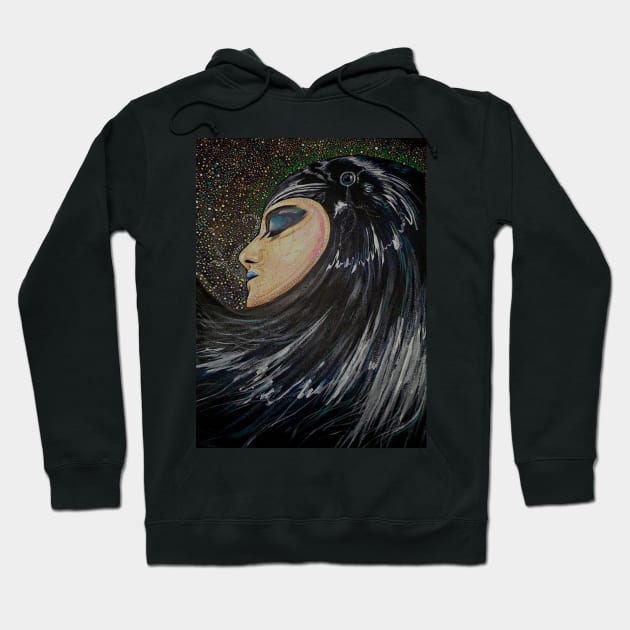 Dark Soul Night Hoodie by krillymoonsnail